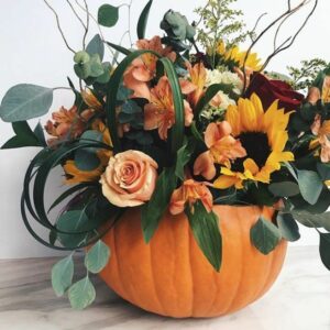 Pumpkin Floral Arrangements 10/22/25