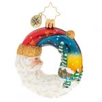 Santa's Silent Night Wreath Gem