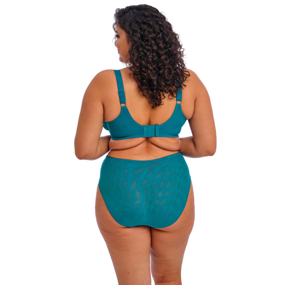 ELOMI Zarla Reggiseno Con Ferretto - Caffellatte, Taglia 6FF Donna - Leggero Con Ricamo Foglie E Bacche