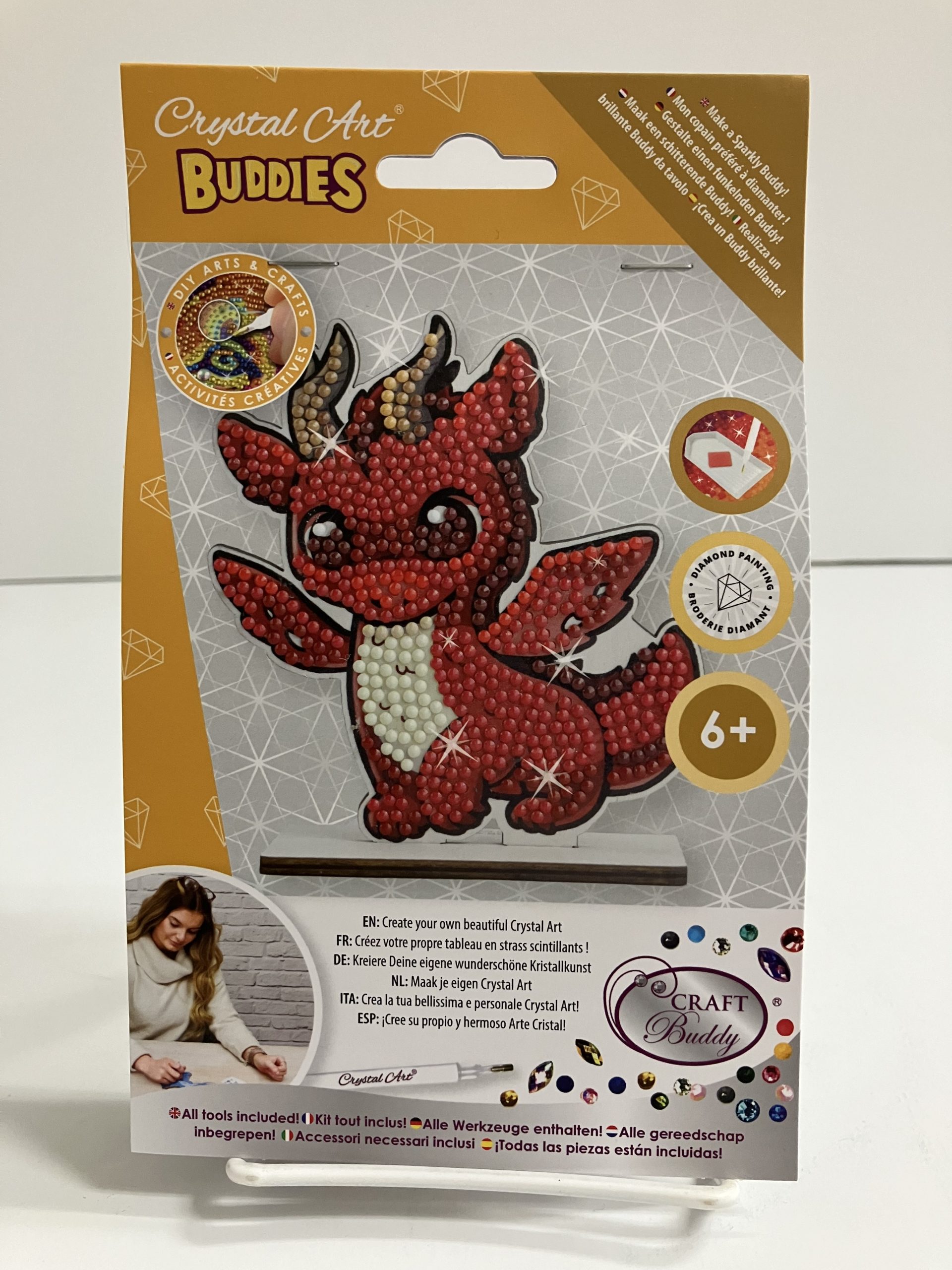 Crystal Art Buddies: Red Dragon