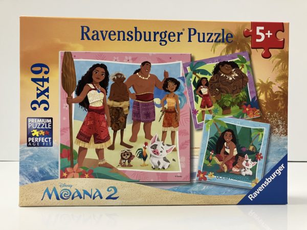 Moana 2: Off to New Adventures 3x49pc