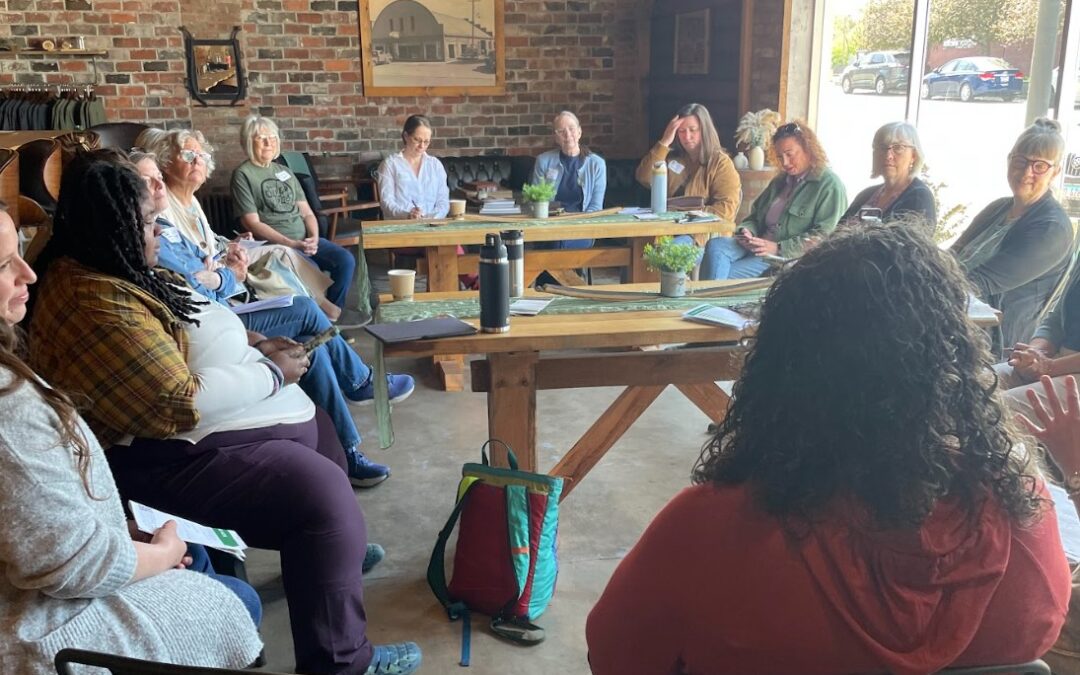 Woman Learning Circle